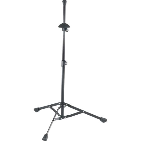 K&M 14990 Trombone Stand, 21.85-34.06" Height, Black