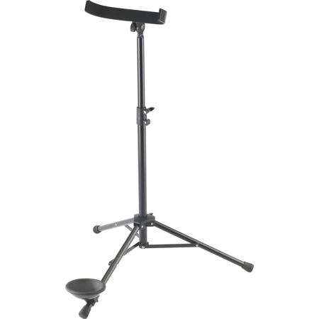 K&M 15045 Contrabassoon Stand, 27.55-47.24" Height, Black