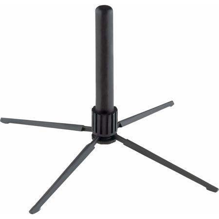 K&M 15232 Flute Stand, 6.10" Height, Black