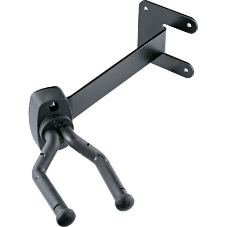 K&M 16255 Guitar Wall Mount, Black