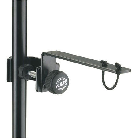 K&M 164/2 Triangle Holder for Music Stands Up to 0.91" Diameter, Black