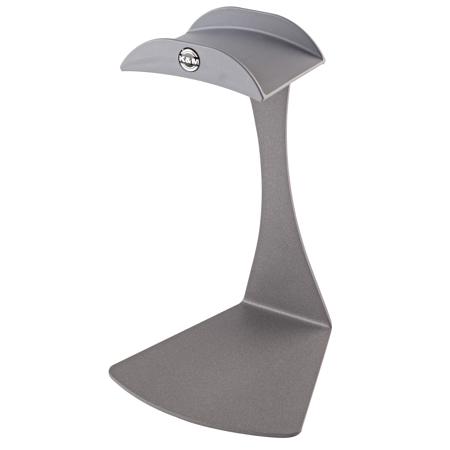 K&M 16075 Tabletop Headphone Stand, Gray
