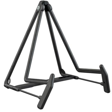 K&M Heli-2 17580 Acoustic Guitar Stand, 185-230mm/7.28-9.06" Width Adjustment, Black