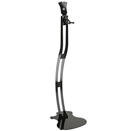 K&M 17640 Guitar Station, Large, Black High-Gloss