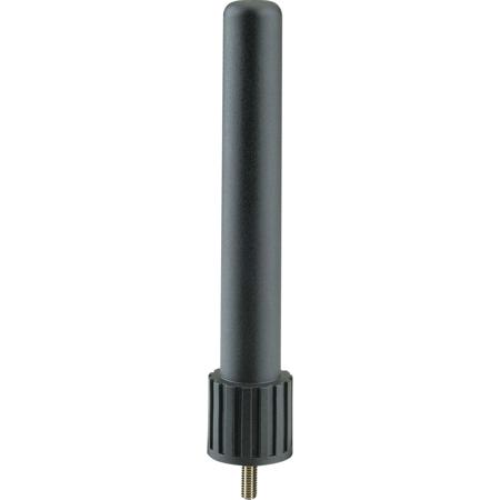 K&M 17788 Flute Peg for Bass/Bohm/Cross Flutes, M5 Threaded Connector, Black