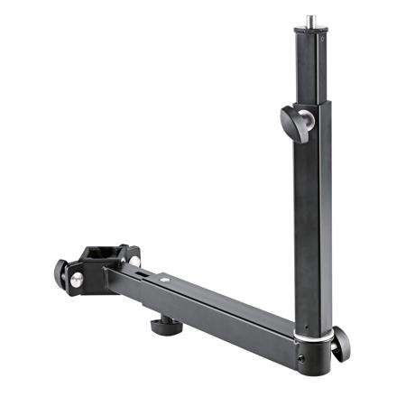 K&M 118807 Universal Holder for Keyboard Stands, 10.551-16.457" Height, Black