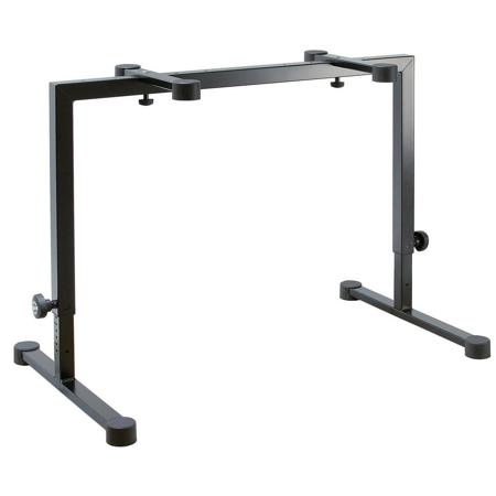 K&M Omega Table-Style Keyboard Stand, Black