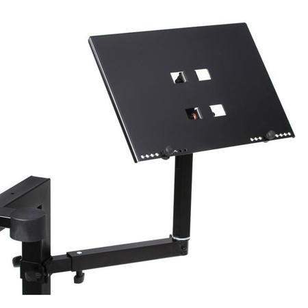 K&M 18815 Laptop Holder for Omega Keyboard Tables, Black