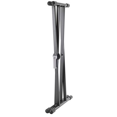 K&M 18997 Keyboard Stand, 110.1 lbs Capacity, Black