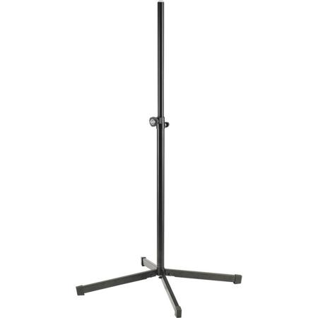 K&M 19500 Speaker Stand, 48.82-76.38" Height, 110.23 lb Capacity, Black