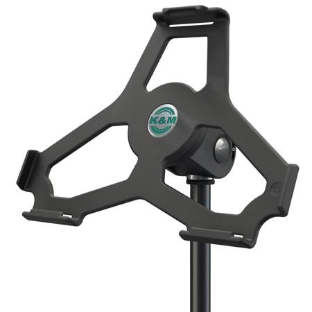K&M iPad Air 2 / iPad Pro 9.7" Stand Holder, 5/8" Thread, 1.65 lbs Capacity