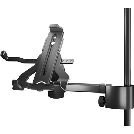 K&M 19743 Tablet PC Stand Clamp Holder, Black