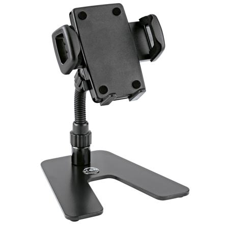 K&M 19746 Smartphone Desktop Stand, Black