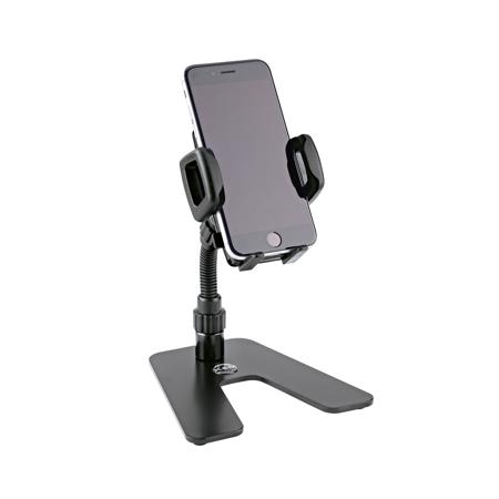 K&M 19746 Smartphone Desktop Stand, Black
