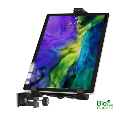 K&M 19765 Biobased Tablet PC Holder, Black