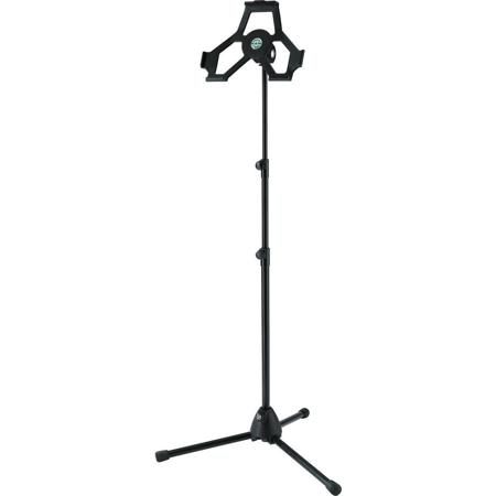 K&M 19772 iPad Stand for iPad 2nd/3rd/4th Gen, 27.6-61.0" Height, 2.2 lb Capacity, Black