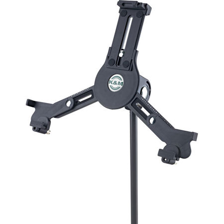 K&M 19790 5/8" Stand Holder for iPad/Tablet PC, Black
