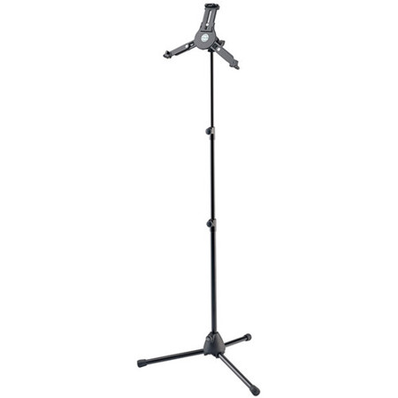 K&M 19793 Stand with Tripod Base for Tablet PC, Black