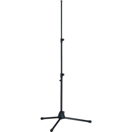 K&M 199 Telescoping Microphone Stand & Tripod Base, 24.60-58.26" Height, Black