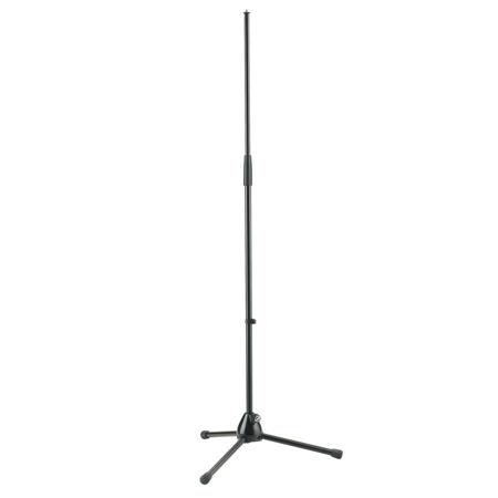 K&M 201/2 Telescoping Microphone Stand, 35.03-62.59" Height Adjustment, Black
