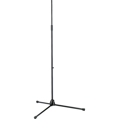 K&M 21022 Overhead Tripod Microphone Stand with Boom, 35.5-65" Stand Height, Black