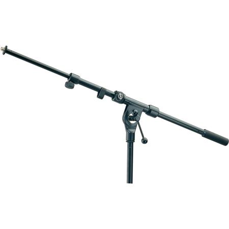 K&M 211/1 Telescoping Boom Arm with 5/8" Thread, 17-29.3" Length, Black