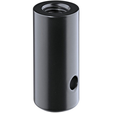K&M 21324 Adapter Bolt, M20 Threaded Bush, 35mm Diameter, Black