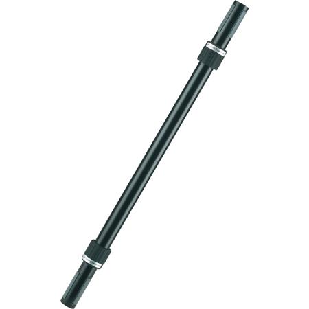 K&M 21360 Subwoofer Satellite Speaker Distance Rod, Top/Bottom Ring Lock, Black