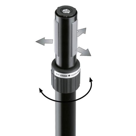 K&M 21368 Distance Steel Rod with Ring Lock