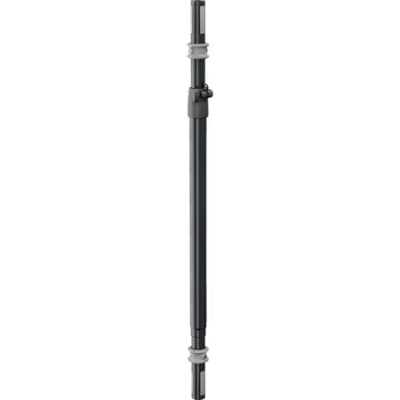 K&M 21376 39.56-59.25" Height-Adjustable Easy Lock Pole Mount for Subwoofer, Black