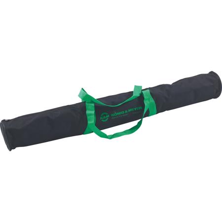 K&M 21421 Waterproof Nylon Carrying Case for Two Microphone Stands, Black