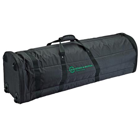 K&M 21427 Select Carrying Case with Casters for 6 Mic Stands