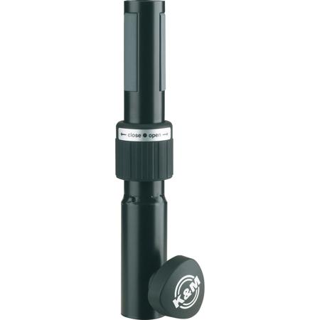 K&M 21441 Ring Lock Adapter Sleeve, 10.62" Height, Black