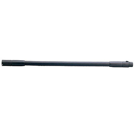 K&M 230/4 15.7" Gooseneck w/ XLR Female Plug & XLR Connector Bushing, Black