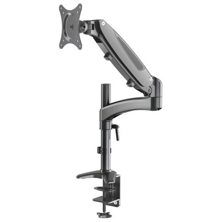 K&M 23873 Monitor Desk Mount, Black