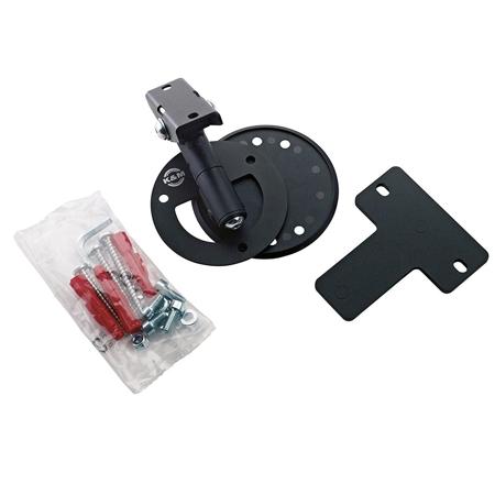 K&M 24161 Universal Speaker Wall Mount, Structured Black