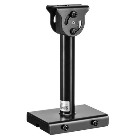 K&M 24486 Speaker Ceiling Mount with Adapter Panel, Black