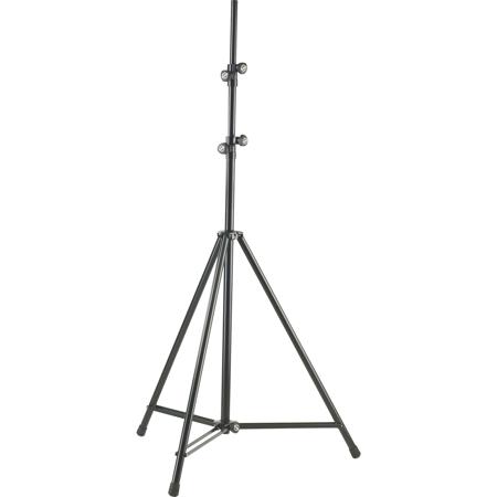 K&M 24640 13.1' Lighting Stand, 62.5-158.4" Adjustable Height, Black