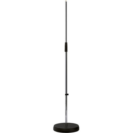 K&M 260 Round Base Microphone Stand, Chrome