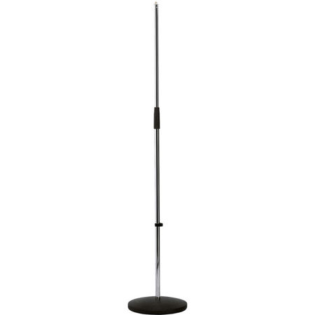 K&M 260/1 Round Base Microphone Stand, Chrome