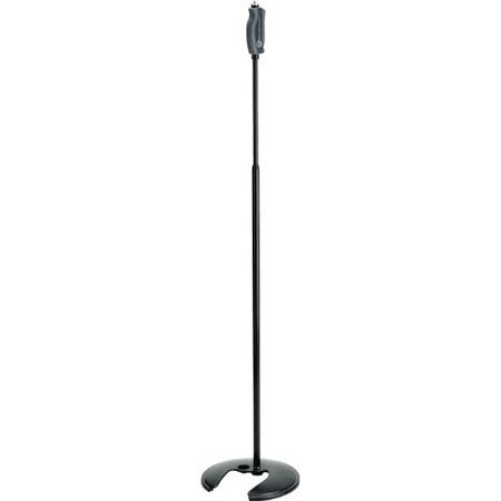 K&M 26075 Stackable One-Hand Microphone Stand, 41.7-70.4" Height, Black
