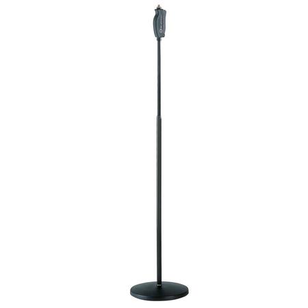 K&M 26085 One-Hand Adjustable Microphone Stand with 9.84" Cast-Iron Base