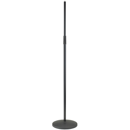 K&M 26125 Microphone Stand with No Logo, 39.4-66.9" Height, Black