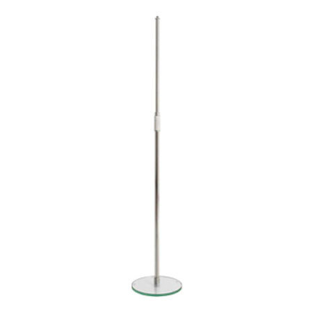K&M 26150-500-02 Microphone Stand with Glass Base, Chrome