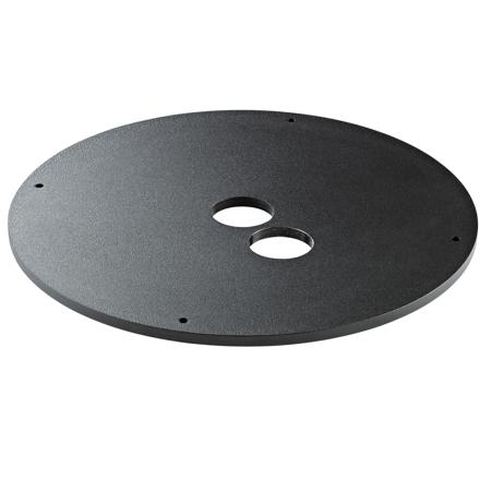 K&M 26709 Additional Weight Plate with M20 Thread for Speaker Base Plate
