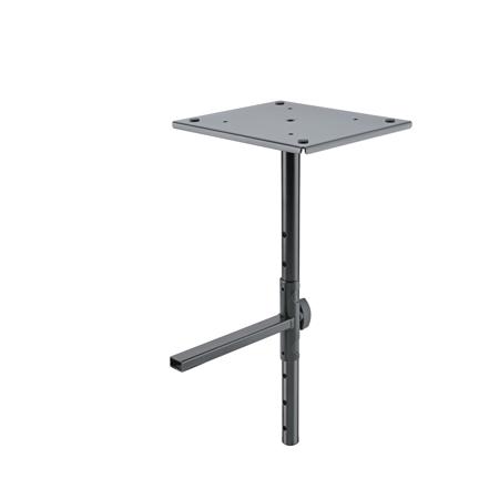K&M 26749 Monitor Plate, Medium, Black