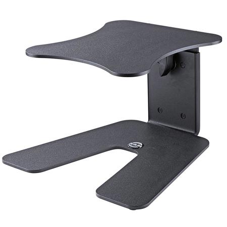 K&M 26774 Monitor Workstation Stand, 230x250mm Plate, Structured Black
