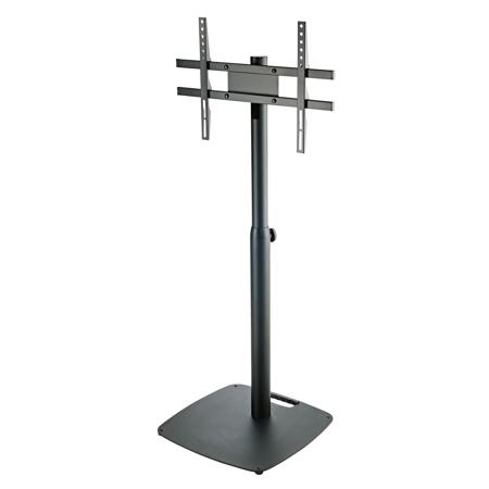 K&M 26782 Screen/Monitor Stand,41.653-63.307" Height Adjustment,Structured Black