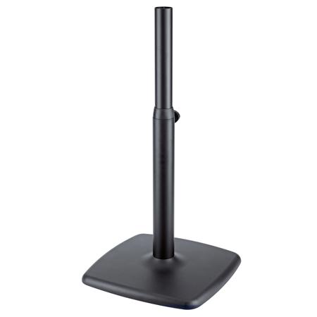 K&M 26791 Design Monitor Stand, 25.35 - 41.10" Adjustable Height, Structured Black