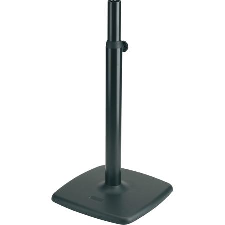 K&M 26795 Steel Design Monitor Stand, 31.49-53.14" Height, 30 lb Capacity, Black